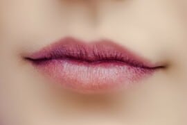 Lèvres forme de ruban
